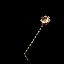 Load image into Gallery viewer, Antique Victorian 14ct Gold Diamond Stick Pin/Tie Pin - c.1890