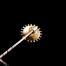 Load image into Gallery viewer, Antique Victorian 14ct Gold Diamond Stick Pin/Tie Pin - c.1890