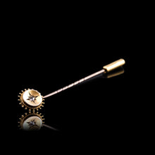 Load image into Gallery viewer, Antique Victorian 14ct Gold Diamond Stick Pin/Tie Pin - c.1890