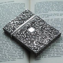 Load image into Gallery viewer, Antique Georgian Solid Silver Card Case with Gorgeous Decorations - Joseph Willmore 1836