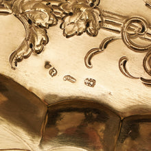 Load image into Gallery viewer, Antique Solid Silver Gilt Charger Sideboard Dish (50cm) with Figural Battle Scene - 19th Century