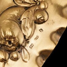 Load image into Gallery viewer, Antique Solid Silver Gilt Charger Sideboard Dish (50cm) with Figural Battle Scene - 19th Century