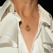 Load image into Gallery viewer, Antique Victorian 15ct Gold Seed Pearl Buckle Pendant Brooch Necklace - c.1890