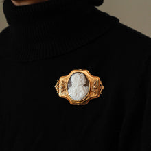 Load image into Gallery viewer, Magnificent Large Antique 18ct Gold Cameo Brooch, Greek Mythological Figures - c.1860