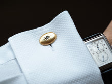 Load image into Gallery viewer, Antique Victorian Diamond & 14ct Gold Star Cufflinks - c.1880