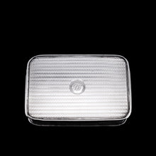 Load image into Gallery viewer, Large Antique Georgian Solid Silver Snuff Box with Engine Turned Motifs - London 1814