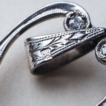 Load image into Gallery viewer, Antique Platinum Diamond Lorgnette Art Deco Opera Glasses - c.1920