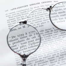 Load image into Gallery viewer, Antique Platinum Diamond Lorgnette Art Deco Opera Glasses - c.1920