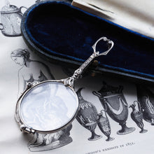 Load image into Gallery viewer, Antique Platinum Diamond Lorgnette Art Deco Opera Glasses - c.1920