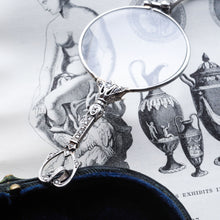 Load image into Gallery viewer, Antique Platinum Diamond Lorgnette Art Deco Opera Glasses - c.1920