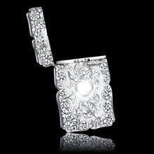 Load image into Gallery viewer, Antique Victorian Sterling Silver Card Case with Swan, Pheasants & Acanthus Engravings - Nathaniel Mills 1839