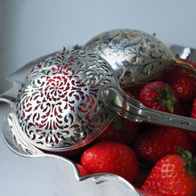 Load image into Gallery viewer, Antique Solid Silver Bowl Flared/Floral Design - Austro Hungarian c.1880