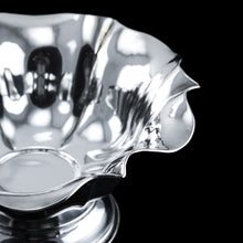 Load image into Gallery viewer, Antique Solid Silver Bowl Flared/Floral Design - Austro Hungarian c.1880