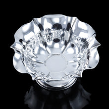 Load image into Gallery viewer, Antique Solid Silver Bowl Flared/Floral Design - Austro Hungarian c.1880