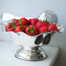 Load image into Gallery viewer, Antique Solid Silver Bowl Flared/Floral Design - Austro Hungarian c.1880