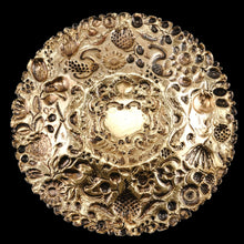 Load image into Gallery viewer, Magnificent Antique Solid Silver Gilt Charger/Sideboard Dish Baronet Coat of Arms - London 1809