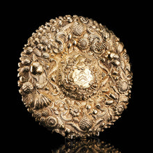 Load image into Gallery viewer, Magnificent Antique Solid Silver Gilt Charger/Sideboard Dish Baronet Coat of Arms - London 1809