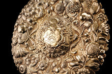 Load image into Gallery viewer, Magnificent Antique Solid Silver Gilt Charger/Sideboard Dish Baronet Coat of Arms - London 1809