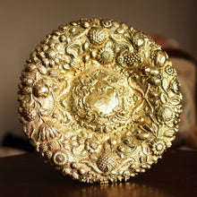 Load image into Gallery viewer, Magnificent Antique Solid Silver Gilt Charger/Sideboard Dish Baronet Coat of Arms - London 1809