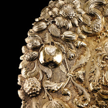 Load image into Gallery viewer, Magnificent Antique Solid Silver Gilt Charger/Sideboard Dish Baronet Coat of Arms - London 1809