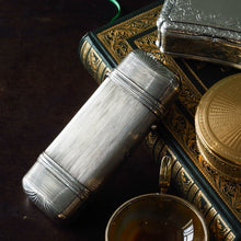Load image into Gallery viewer, Antique Solid Silver Cigar/Cheroot Case with Reeded Design - Dutch 19th c.