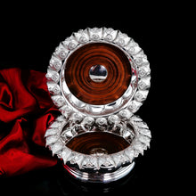 Load image into Gallery viewer, Antique Georgian Solid Silver Wine Coasters/Bottle Holders - Barnards 1829