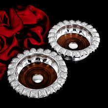 Load image into Gallery viewer, Antique Georgian Solid Silver Wine Coasters/Bottle Holders - Barnards 1829