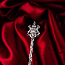 Load image into Gallery viewer, Antique Solid Silver Pair of Spoons, Salters Company - Smith, Nicholson & Co 1858