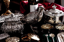 Load image into Gallery viewer, Antique Solid Silver Pair of Spoons, Salters Company - Smith, Nicholson & Co 1858