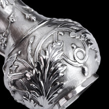 Load image into Gallery viewer, Antique Victorian Solid Silver Milk Pitcher Jug with Ornate Chased Design - London 1863