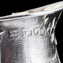 Load image into Gallery viewer, Antique Victorian Solid Silver Milk Pitcher Jug with Ornate Chased Design - London 1863