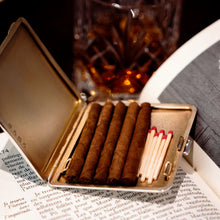 Load image into Gallery viewer, Antique Sterling Silver Guilloche Enamel Cigarette Case with Blue Sunburst Top - William Neale & Son Ltd 1913