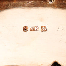 Load image into Gallery viewer, Antique Victorian Solid Silver Snuff Box with Scrolled Acanthus Engravings - Nathaniel Mills 1840