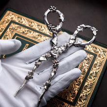 Load image into Gallery viewer, An Immaculate Georgian Solid Silver Sugar Tongs/Tea Tongs Naturalistic Style - 1836