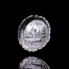 Load image into Gallery viewer, Antique Solid Sterling Silver 'Castle Top' Dish/Pin Tray, Windsor Castle - Taylor & Perry 1843