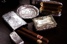 Load image into Gallery viewer, Antique Solid Sterling Silver 'Castle Top' Dish/Pin Tray, Windsor Castle - Taylor & Perry 1843