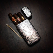 Load image into Gallery viewer, Antique Victorian Solid Silver Cigar Cheroot Case - Nathaniel Mills 1853
