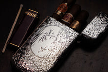 Load image into Gallery viewer, Antique Victorian Solid Silver Cigar Cheroot Case - Nathaniel Mills 1853