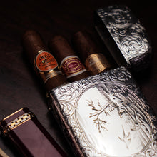 Load image into Gallery viewer, Antique Victorian Solid Silver Cigar Cheroot Case - Nathaniel Mills 1853