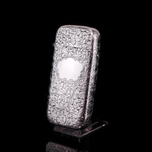 Load image into Gallery viewer, Antique Victorian Solid Silver Cigar Cheroot Case - Nathaniel Mills 1853