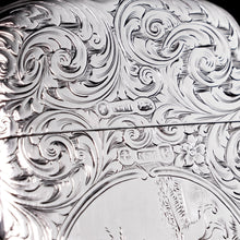 Load image into Gallery viewer, Antique Victorian Solid Silver Cigar Cheroot Case - Nathaniel Mills 1853
