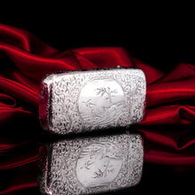 Load image into Gallery viewer, Antique Victorian Solid Silver Cigar Cheroot Case - Nathaniel Mills 1853