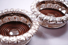 Load image into Gallery viewer, Antique Georgian Solid Silver Wine Coasters/Bottle Holders - Barnards 1829