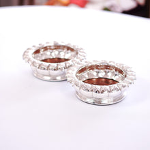 Load image into Gallery viewer, Antique Georgian Solid Silver Wine Coasters/Bottle Holders - Barnards 1829