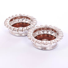 Load image into Gallery viewer, Antique Georgian Solid Silver Wine Coasters/Bottle Holders - Barnards 1829