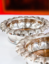 Load image into Gallery viewer, Antique Georgian Solid Silver Wine Coasters/Bottle Holders - Barnards 1829