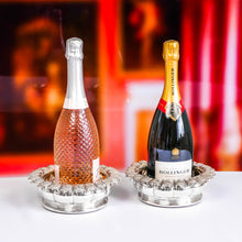 Load image into Gallery viewer, Antique Georgian Solid Silver Wine Coasters/Bottle Holders - Barnards 1829