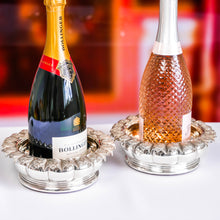 Load image into Gallery viewer, Antique Georgian Solid Silver Wine Coasters/Bottle Holders - Barnards 1829