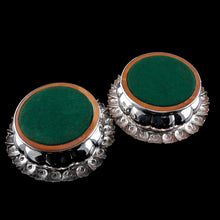 Load image into Gallery viewer, Antique Georgian Solid Silver Wine Coasters/Bottle Holders - Barnards 1829