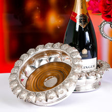 Load image into Gallery viewer, Antique Georgian Solid Silver Wine Coasters/Bottle Holders - Barnards 1829